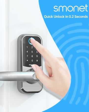 Smonet H1 Smart Lock with Fingerprint
