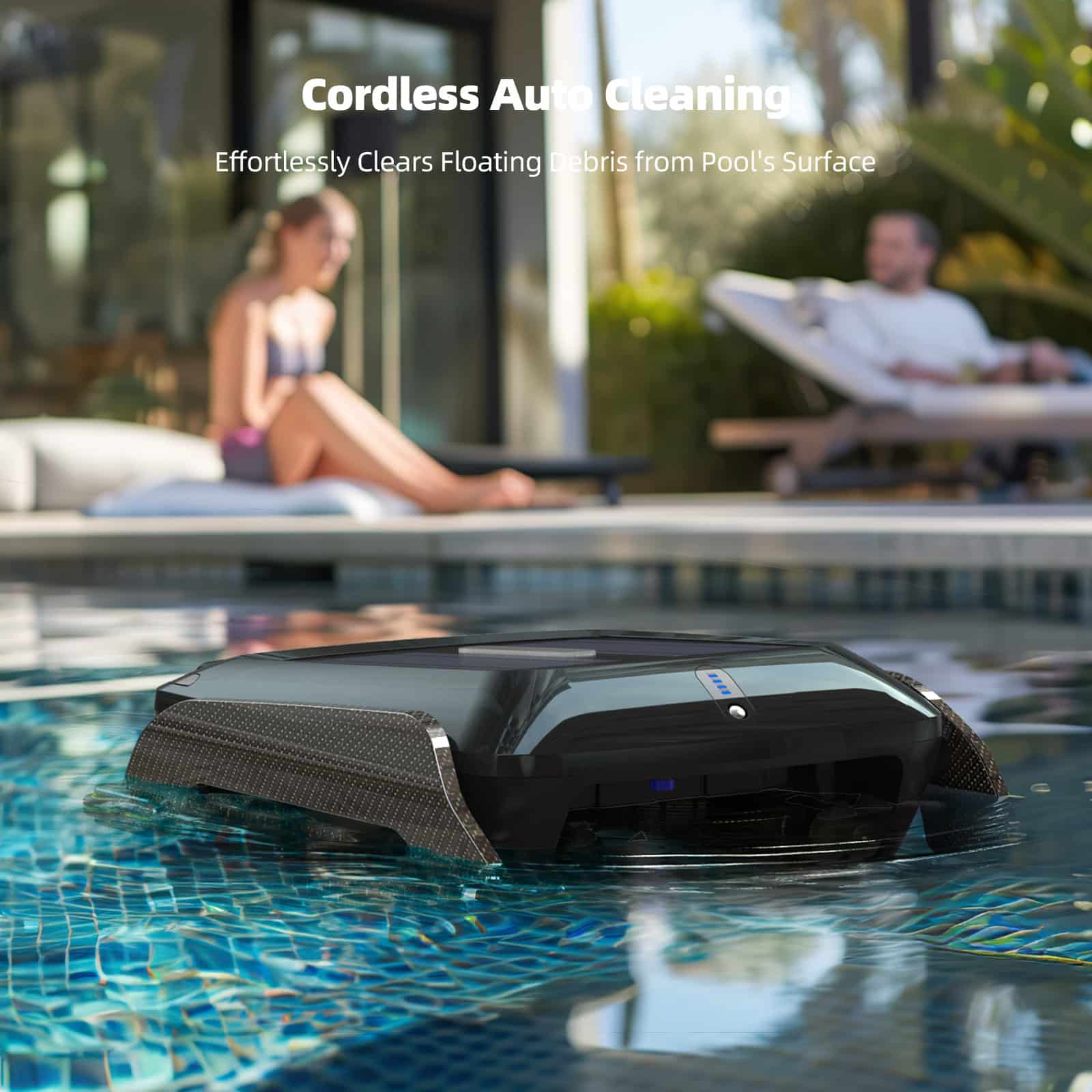 Smonet SR5 black Robot Pool Skimmer