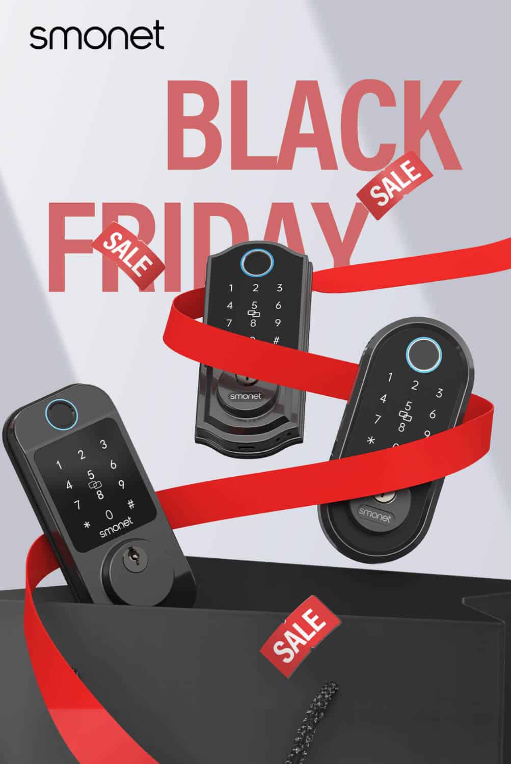 SMONET SMART DOOR LOCK BLACK FRIDAY