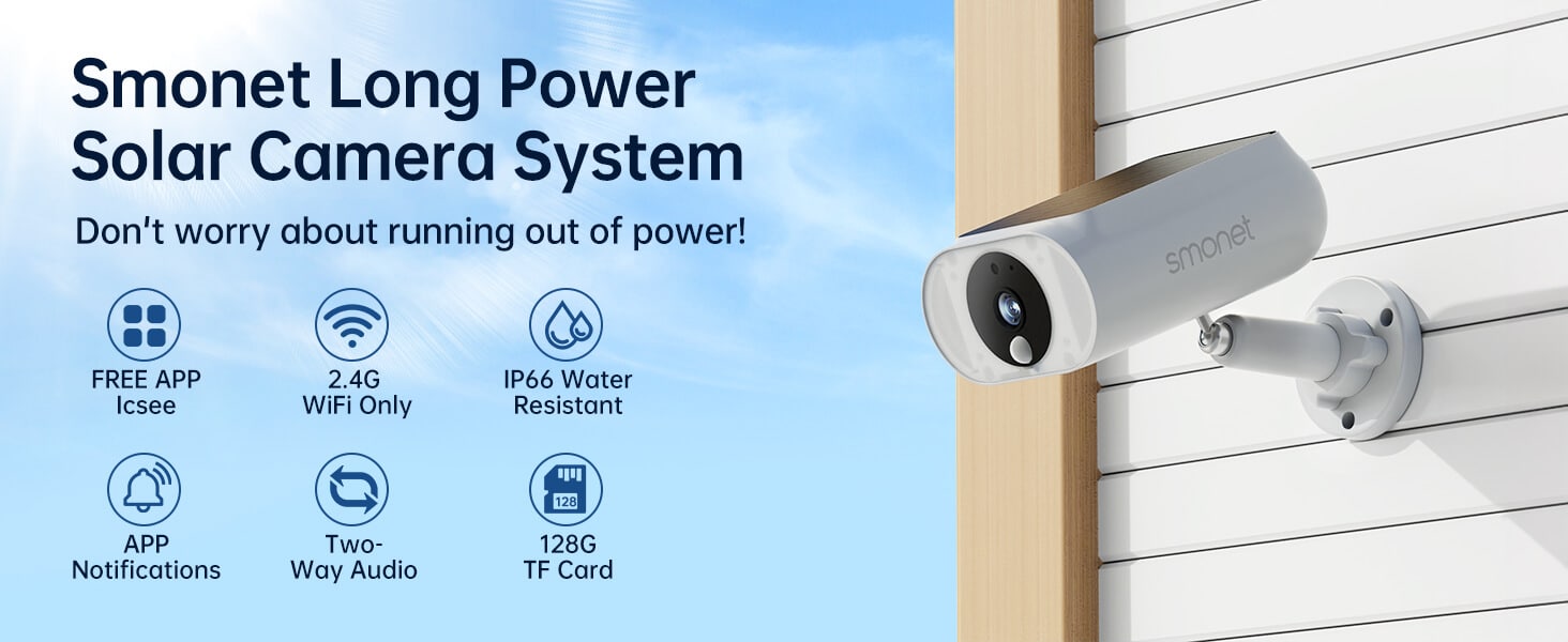 1-SmonetSC-4 Solar Security Cameras-Functional Description