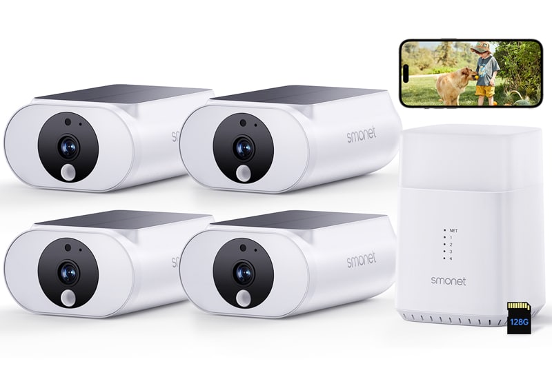 Smonet Best Wireless Solar Powered Security Camera - main image