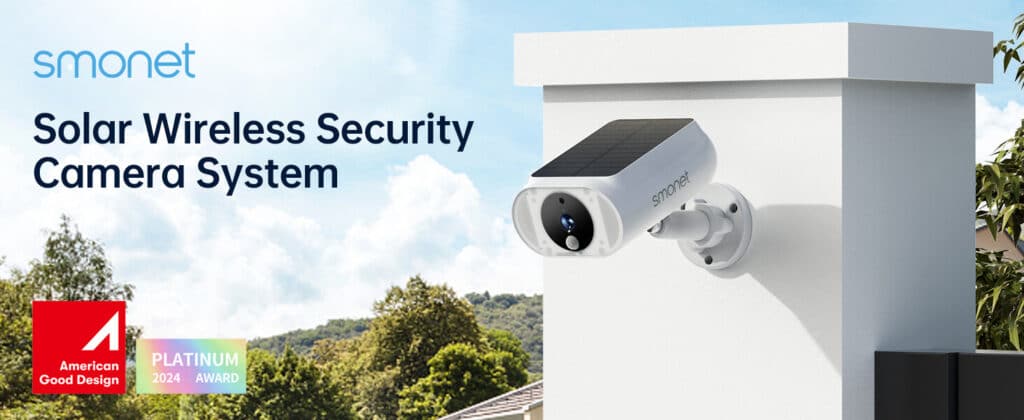 12-SmonetSC-4 Solar Security Cameras-Solar Wireless Security Camera System